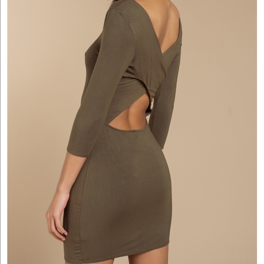 Torin Olive Bodycon Dress